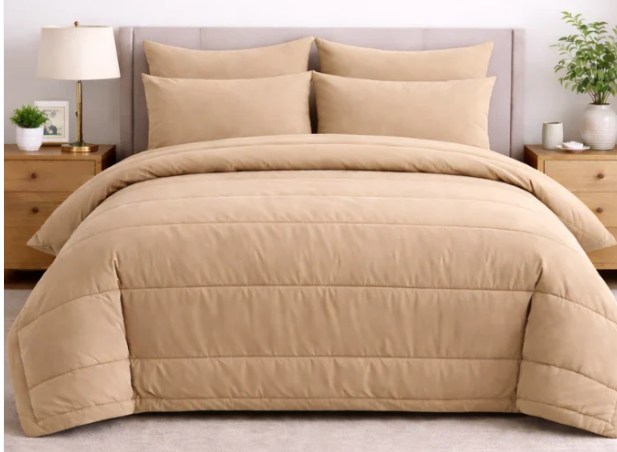 Relax Collection Plain 5 Pcs Comforter