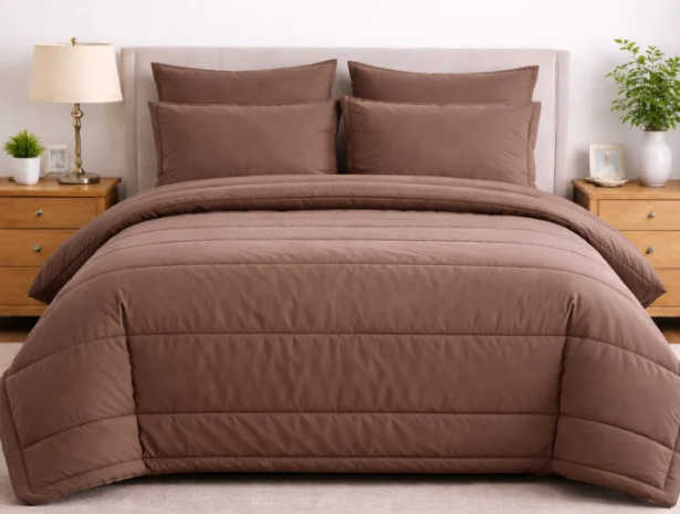Relax Collection Plain 5 Pcs Comforter