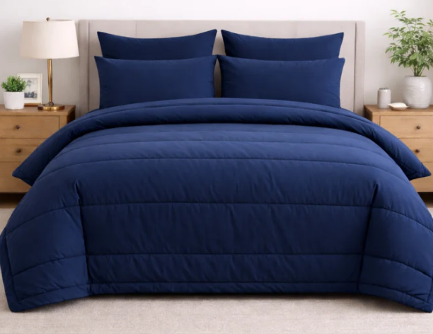 Relax Collection Plain 5 Pcs Comforter