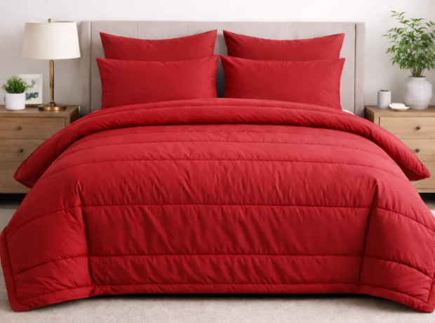 Relax Collection Plain 5 Pcs Comforter