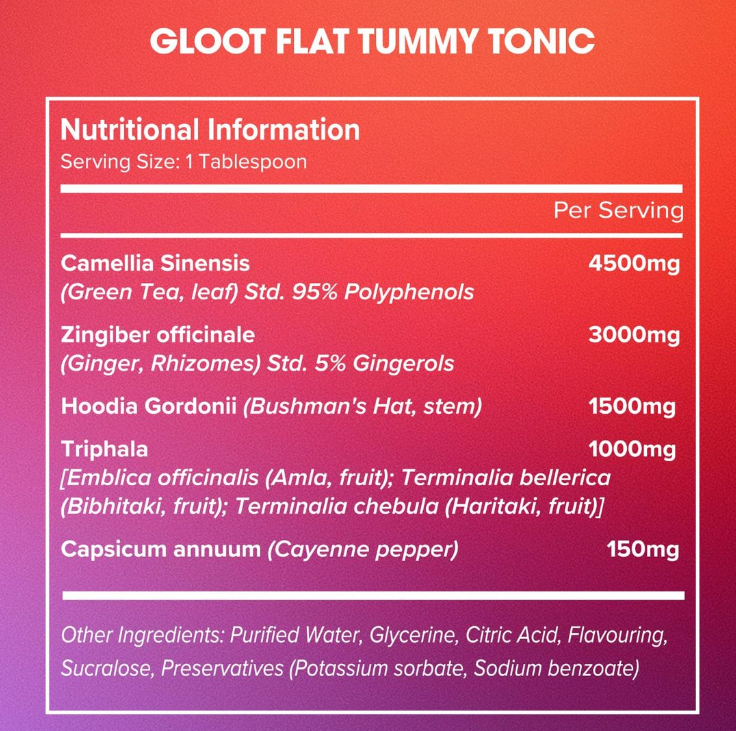 Gloot - Flat Tummy Tonic