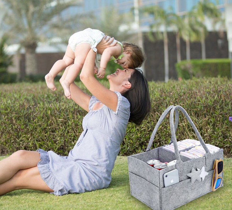 Portable Nappy & Baby Essentials Organizer