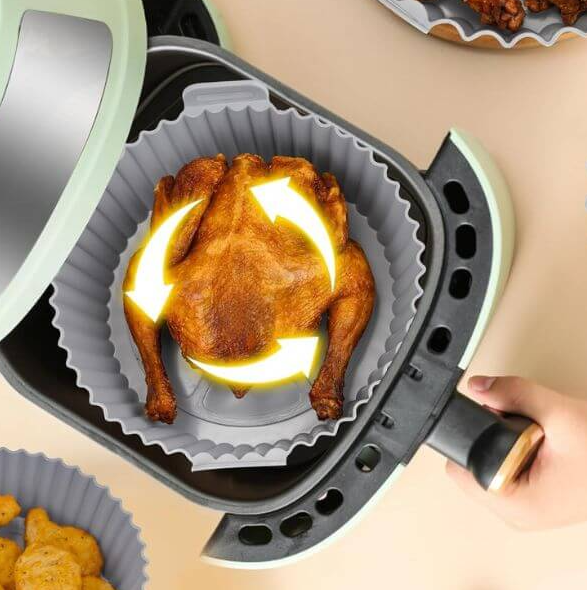 Reusable 6 Piece Silicone Air Fryer Liner