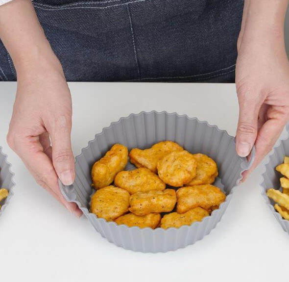 Reusable 6 Piece Silicone Air Fryer Liner