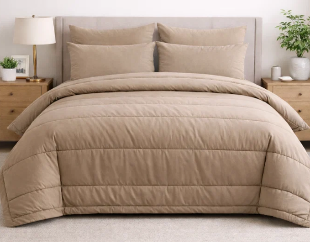 Relax Collection Plain 5 Pcs Comforter