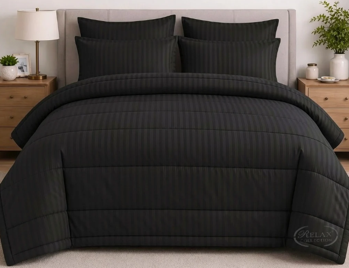 Relax Collection Plain 5 Pcs Comforter