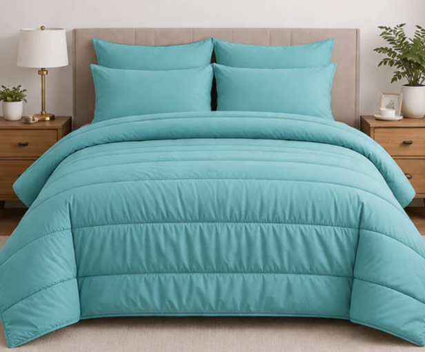 Relax Collection Plain 5 Pcs Comforter