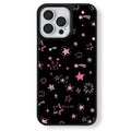 Casey Reduced Star Pink Twinkling Stars AG Matte Phone Case – Magnetic Anti-Fingerprint Protective Cover